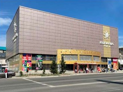 Рекламная LED-поверхность: ТД Eurasia, ул. Кабанбай Батыра 140